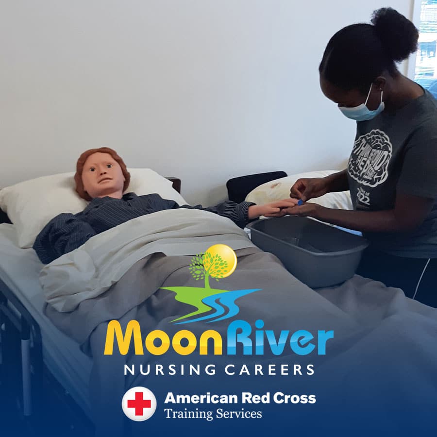 Nurse Assistant Training program at Moon River Nursing Careers in Ashburn, VA.